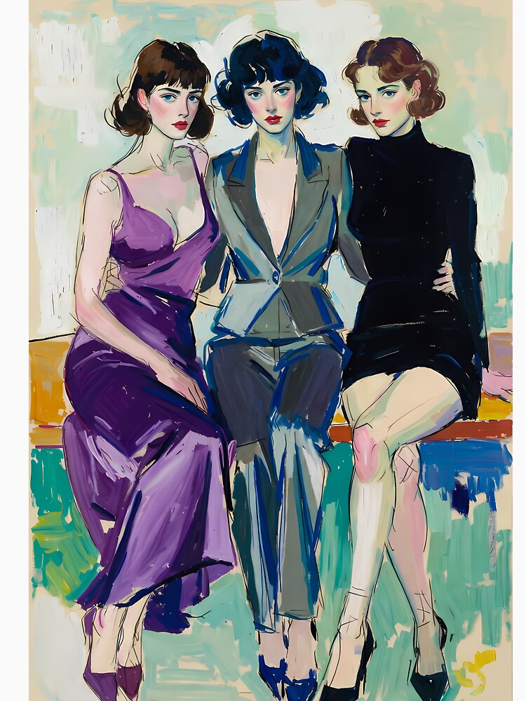 Three Stylish Friends by ondante