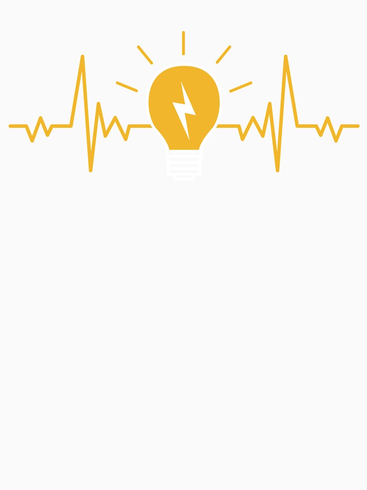 Electrician Heart Beat Light Bulb by livegood
