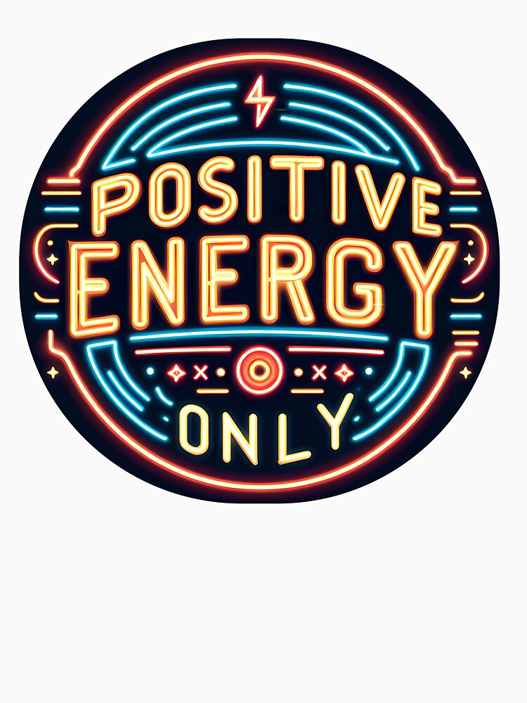 Positive energy only, typography by maxmaj