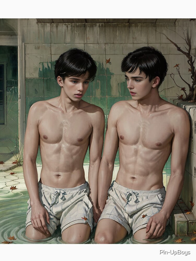 Couple At Abandoned Bath by Pin-UpBoys
