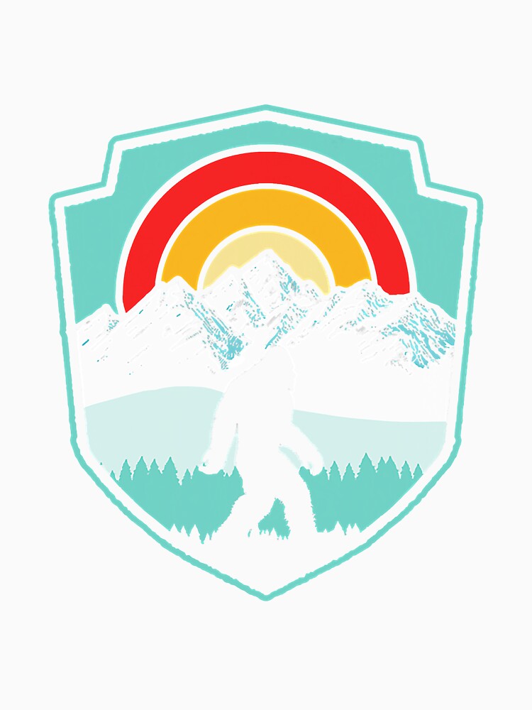 Vintage Sasquatch Outdoor Badge by SkyCloudBlue