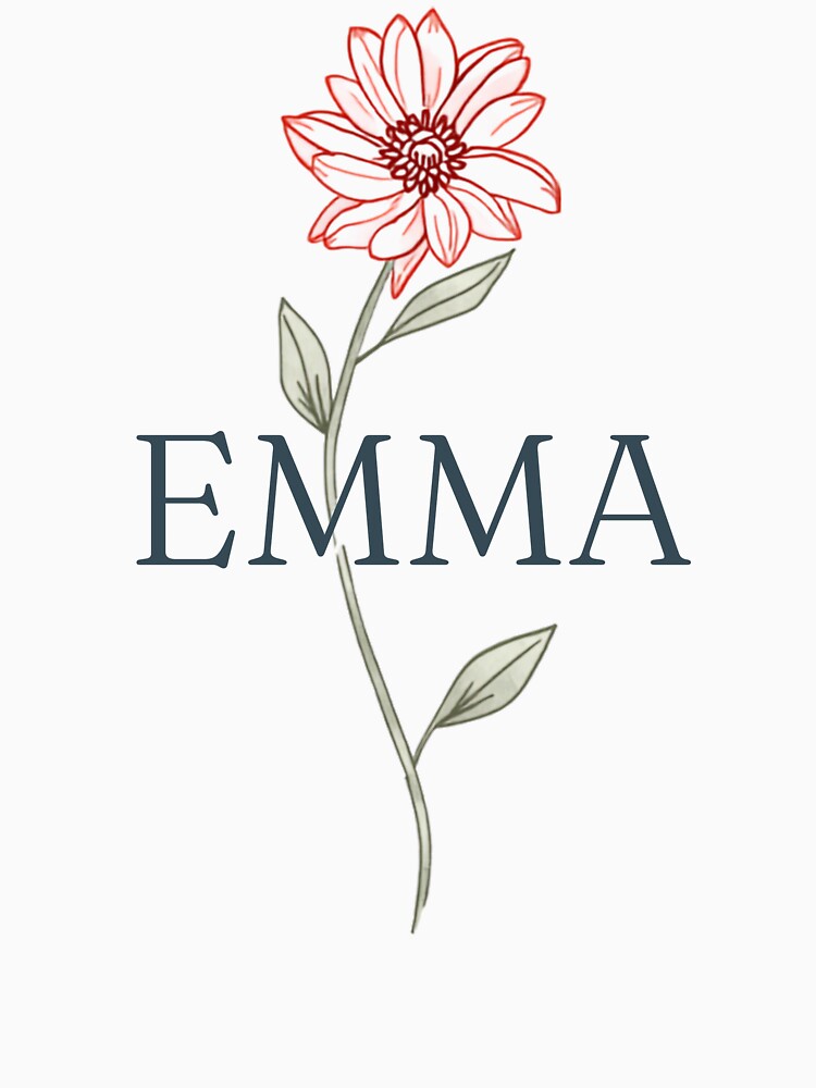 Custom Birth Flower Name by HappyDoodle11