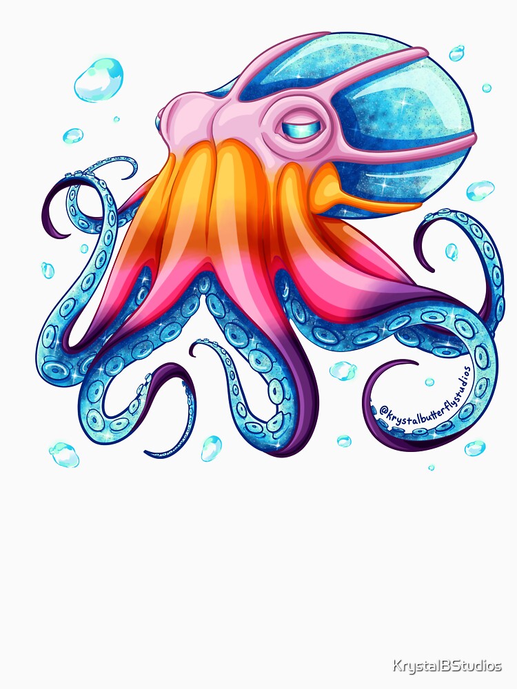 Sir Tentacles -- Magical Octopus by KrystalBStudios