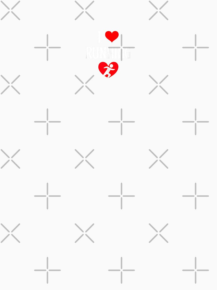 funny love, I Love Running I Heart Running by AddlPoolart