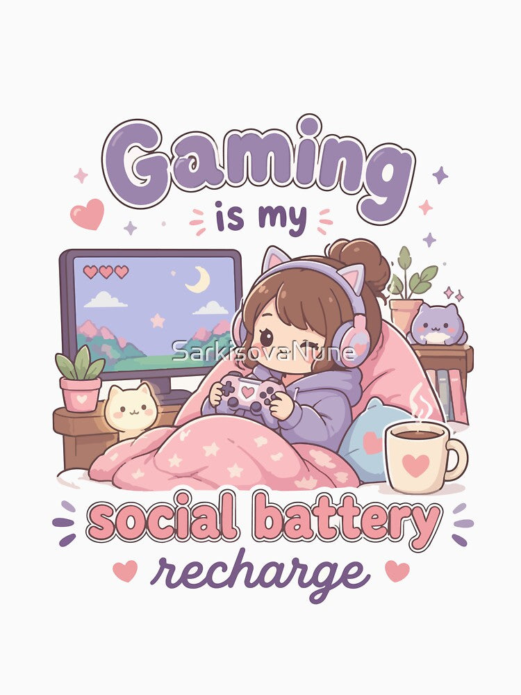 Gaming is my sosial battery recharge by SarkisovaNune