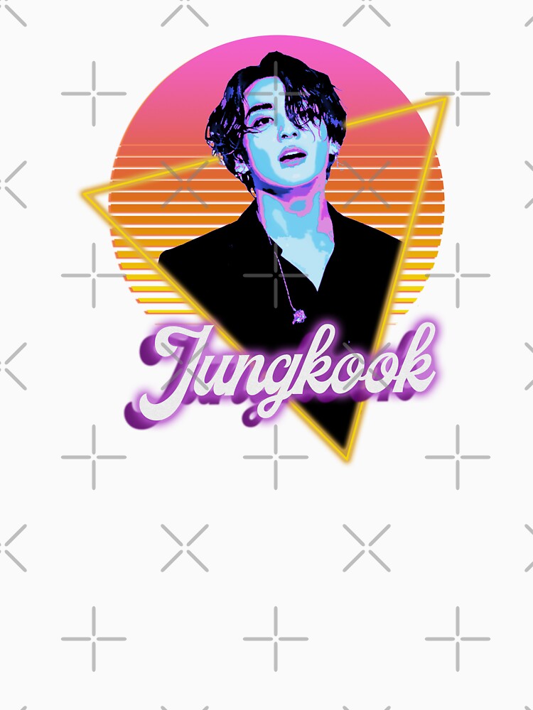 Jungkook BTS Vintage Retro Sunset Bangtan Kpop Music by hyunn1411