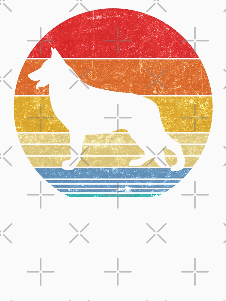 German Shepherd Dog Retro by playloud