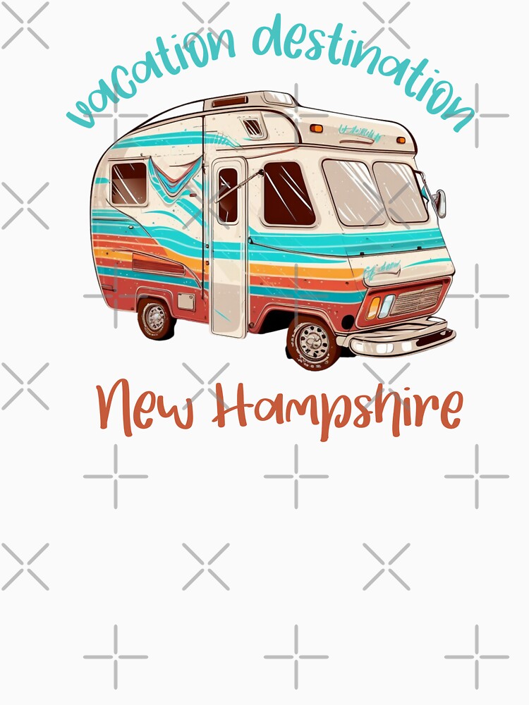 Vacation Destination New Hampshire T-Shirt by MarqisStudio