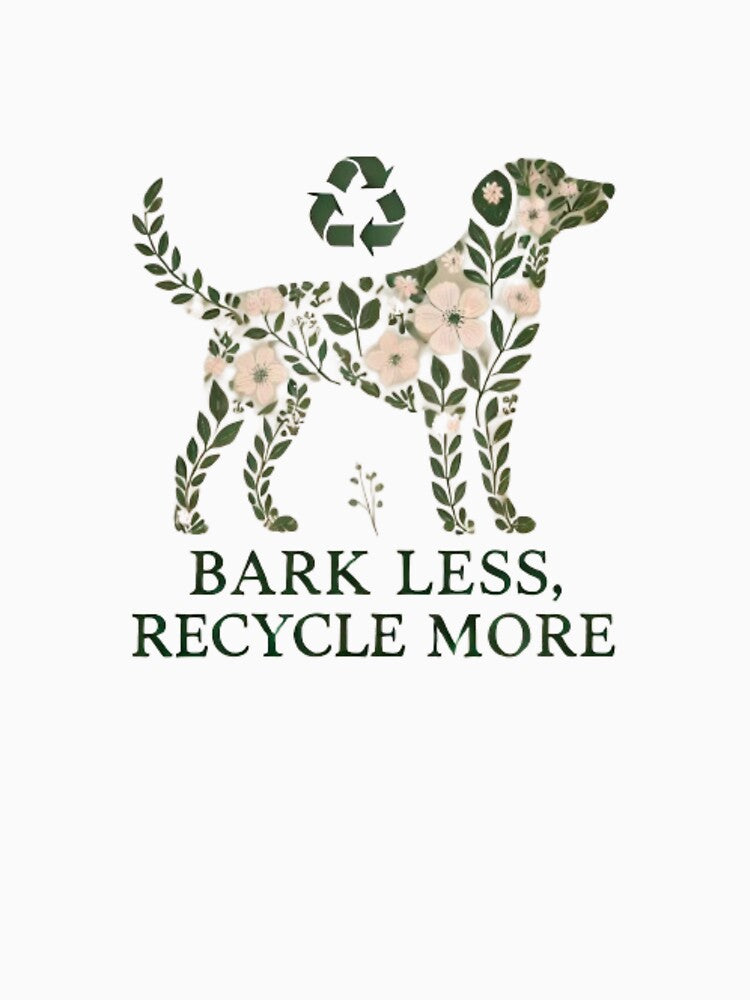 Floral Dog Design Encouraging Recycling and Sustainability by yuxin2009