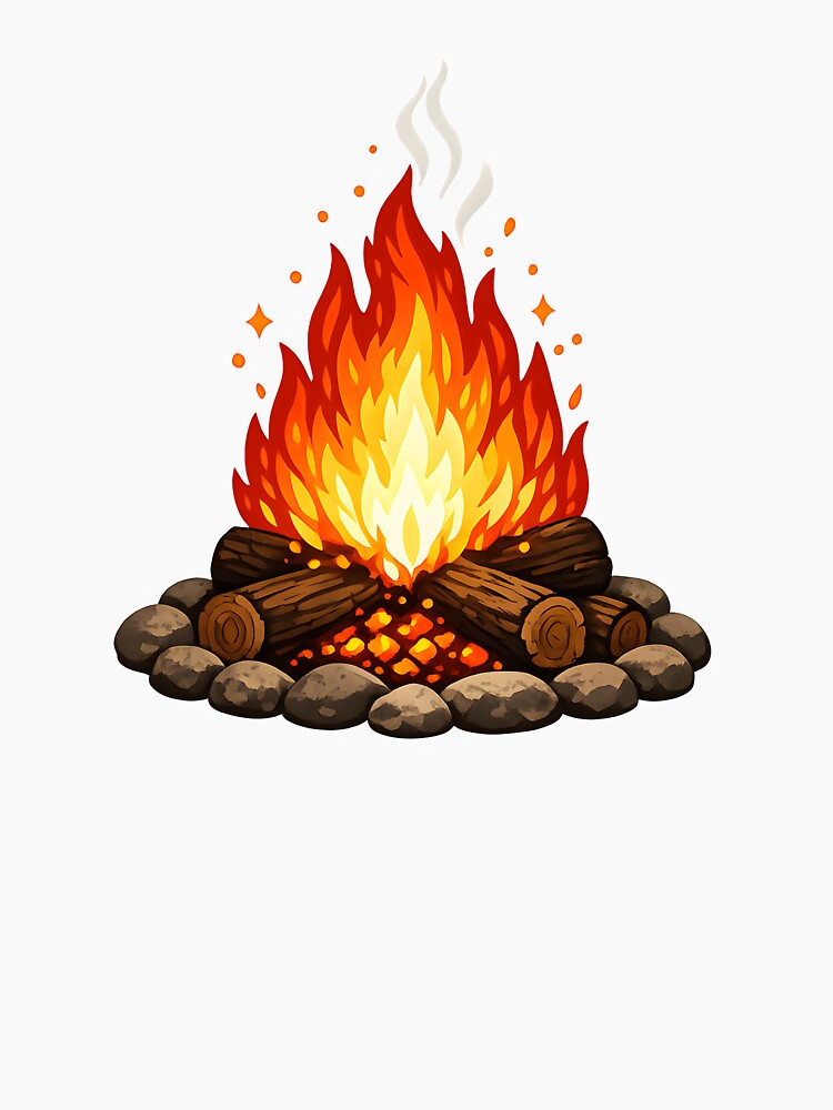Campfire Cozy Outdoor Adventure by Byte-shirt