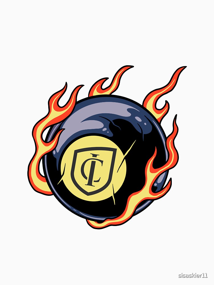 Ithaca College Flaming 8 Ball by sisaskier11