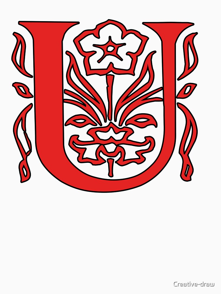 Initial monogram U by Creative-draw
