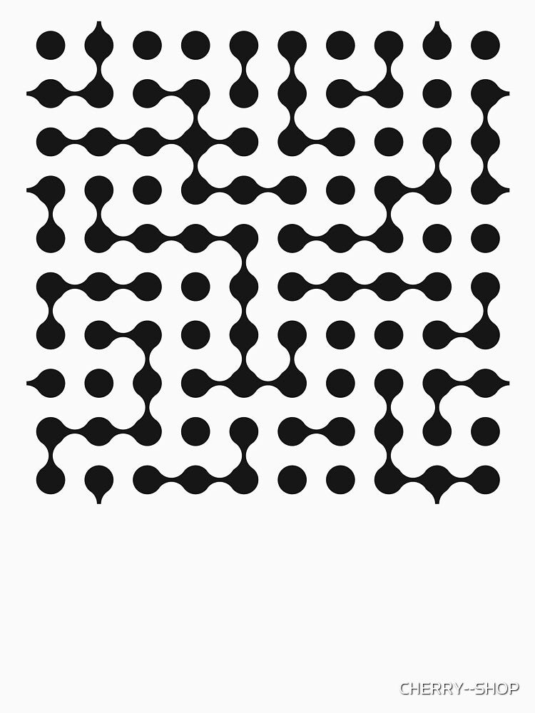 Black Metaballs, geometric shapes by CHERRY--SHOP