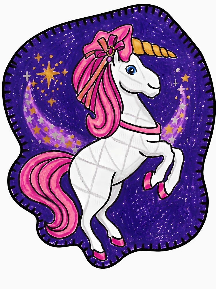 Lizzie McGuire Pink Unicorn Y2K Cartoon by MichaelAdamArt
