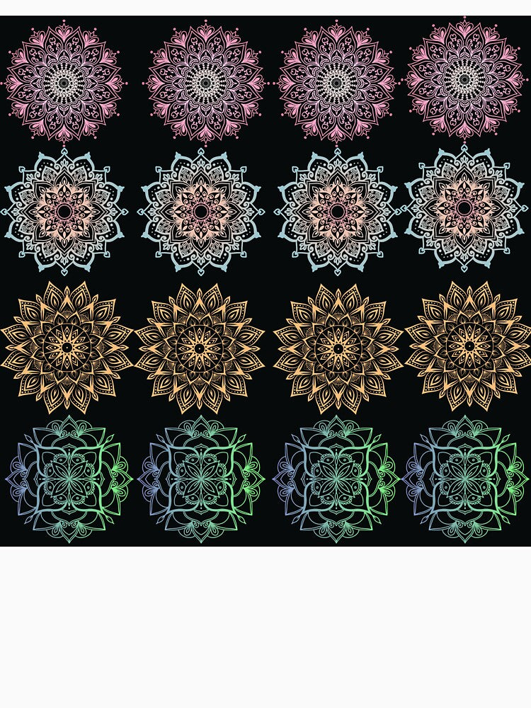 Ornate Mandala Pattern Set — Multiple Colorways by Krishnacre8