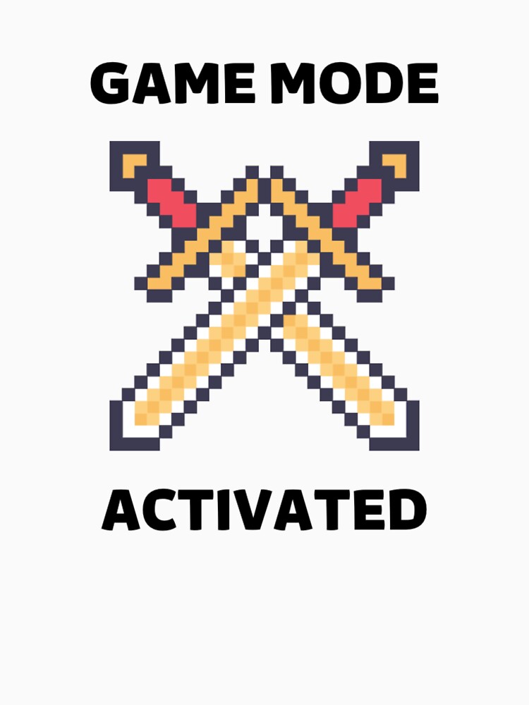 Game mode activated - Two crossed swords by Nemesiscrowd