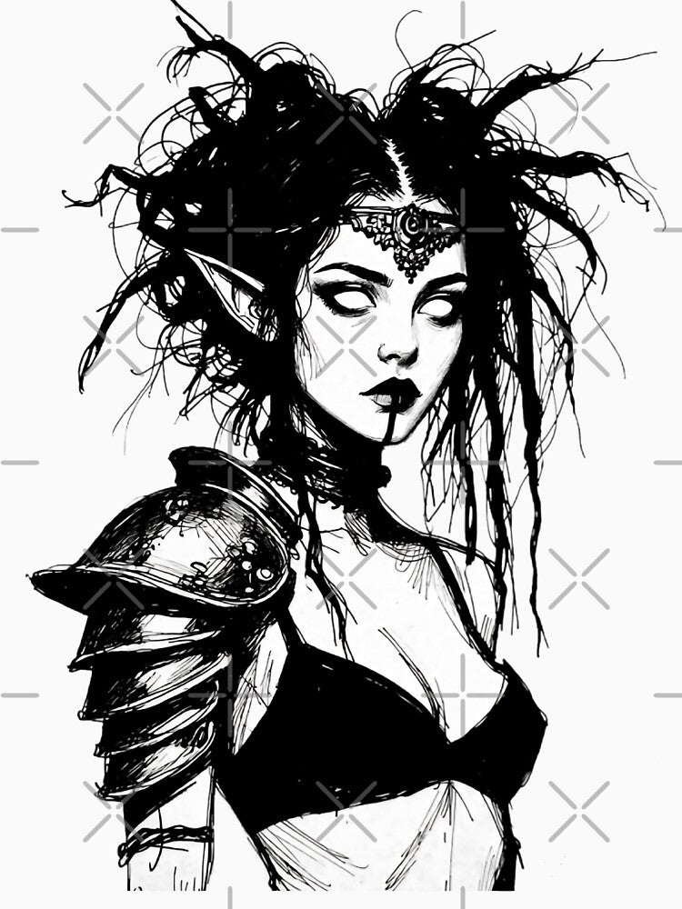 Warrior Elf by Velvet Vulcan Art