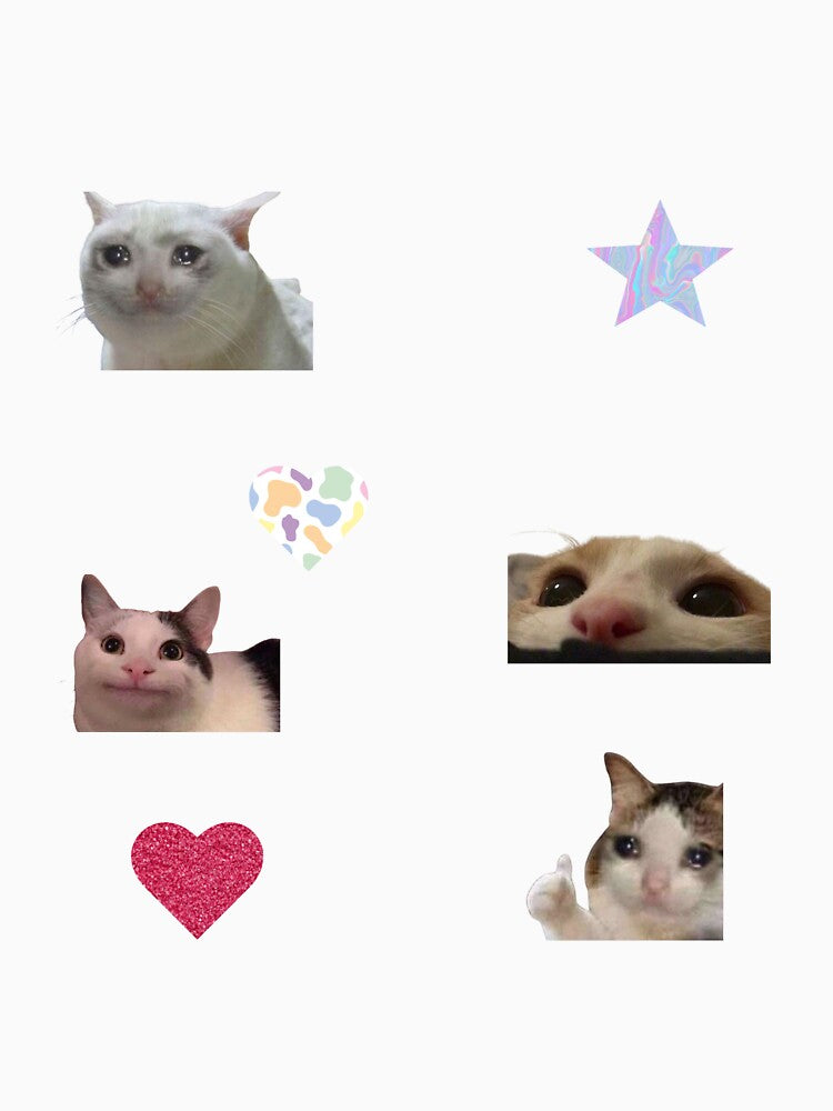 cat meme sticker pack by Krishangdavda