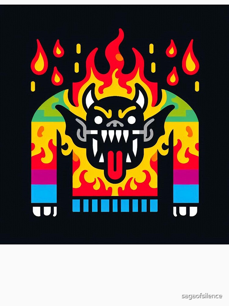 Scary Halloween - Ugly Sweater Art - 013 by sagaofsilence