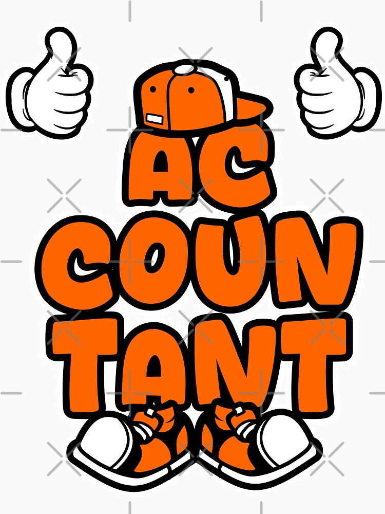 Accountant - PROFESSIONS Graffiti Character Bold Popart by NFTWords