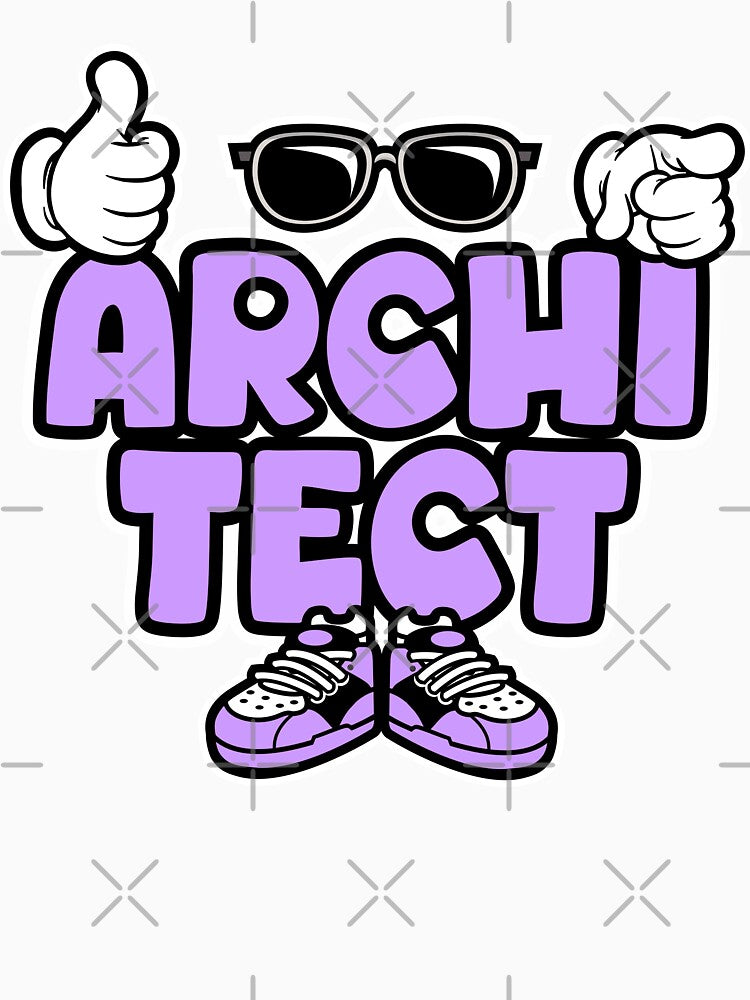 Architect - PROFESSIONS Lettering Character Bold Retro by NFTWords