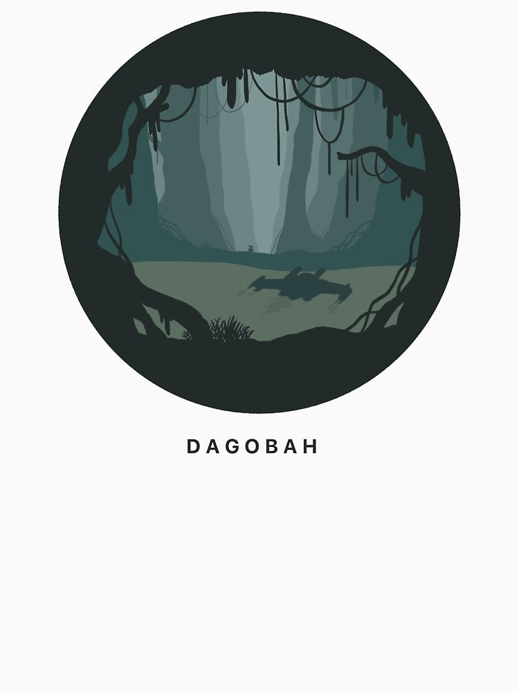Dagobah Swamp Planet Minimalist by hmyerpost