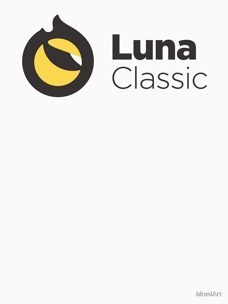 Luna Classic Official Logo Terra Luna LUNC Crypto by MnmlArt