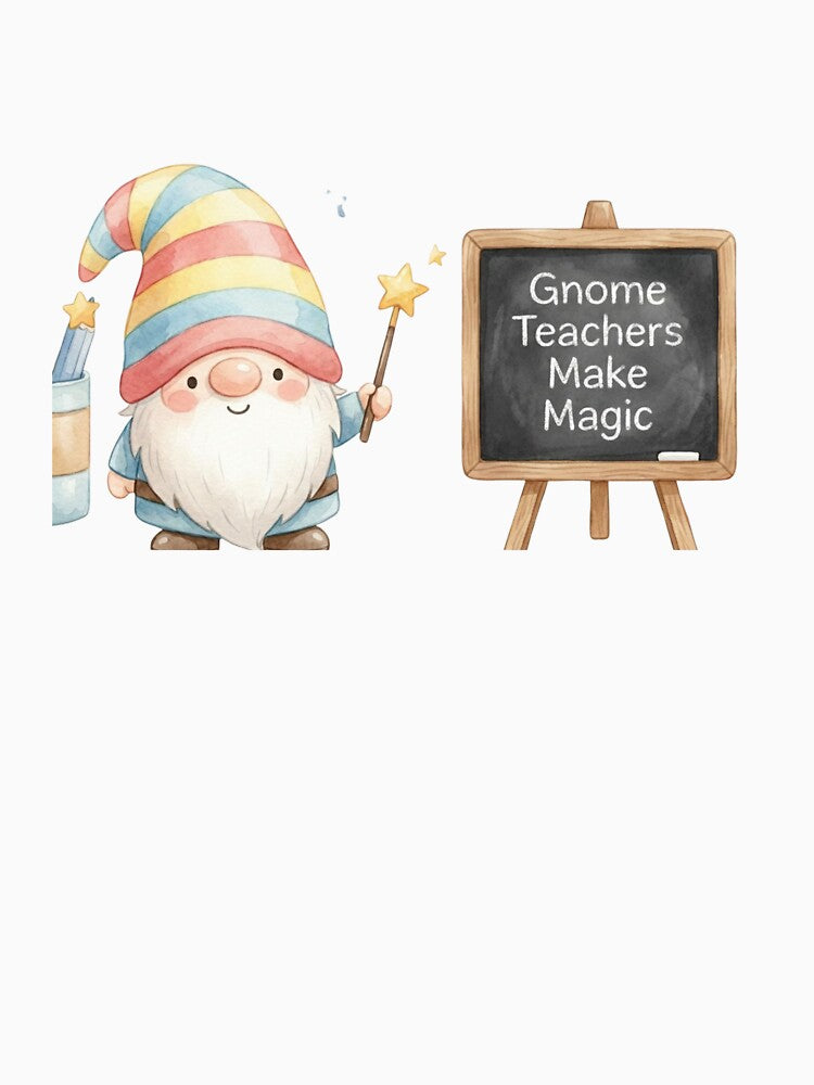 Gnome Teacher Magic – Cute Classroom Teaching Design by CuteOasis
