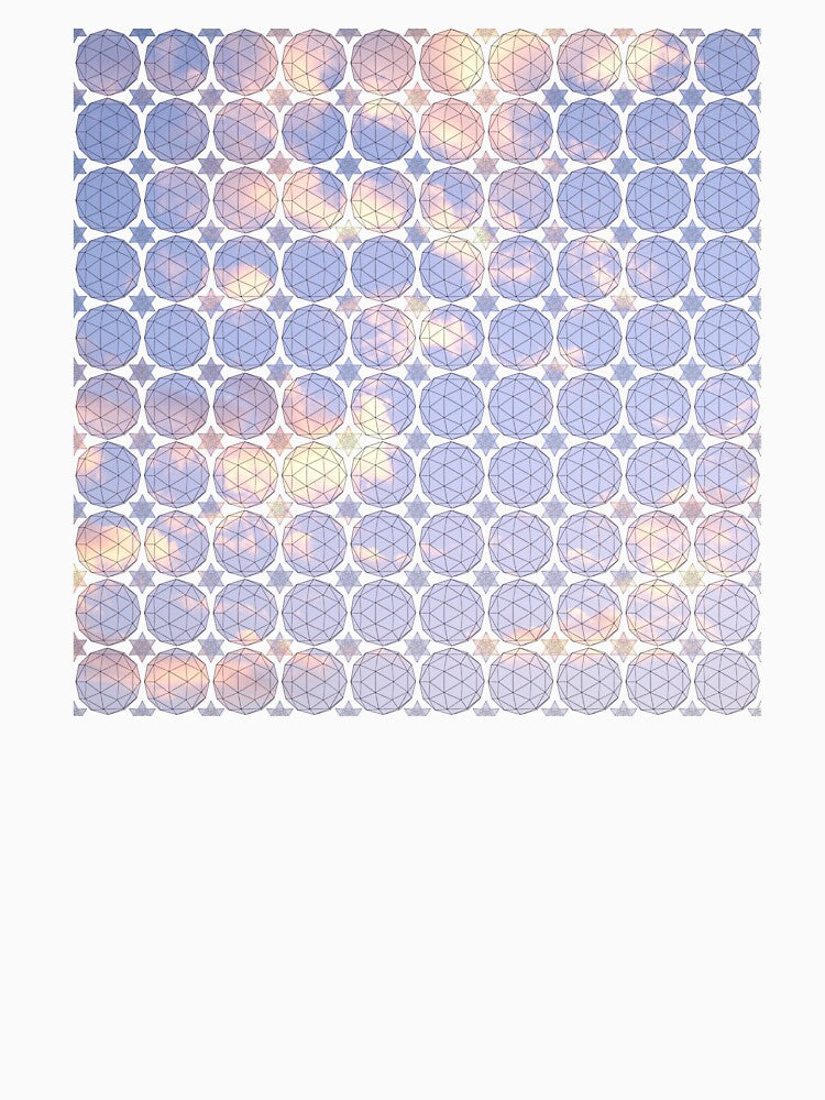 Light Sky Icosahedron&Dodecahedron Mosaic by createVisions