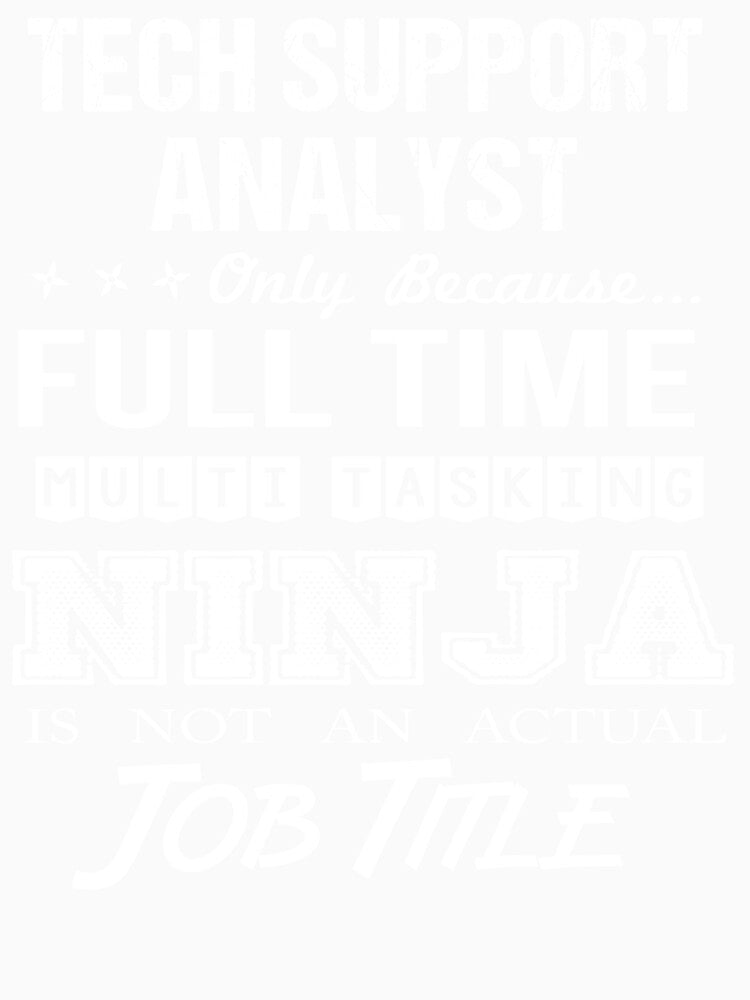 Tech Support Analyst by ginawilliams39