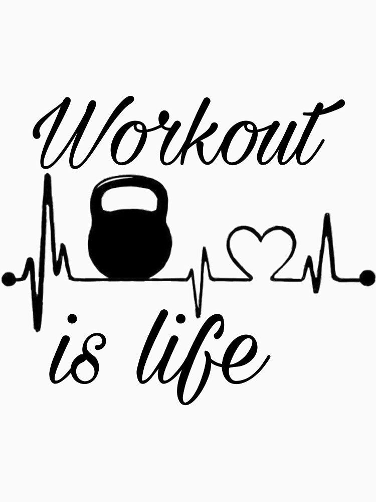 Workout is life design by sreckov-desig
