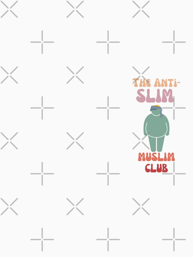 The Anti-Slim Muslim Club funny Muslim Pun | Design 1/4 by ASealsLab