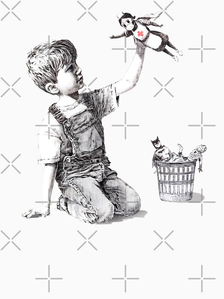 Banksy- "Game Changer",Nurse Super Hero by Derplan9
