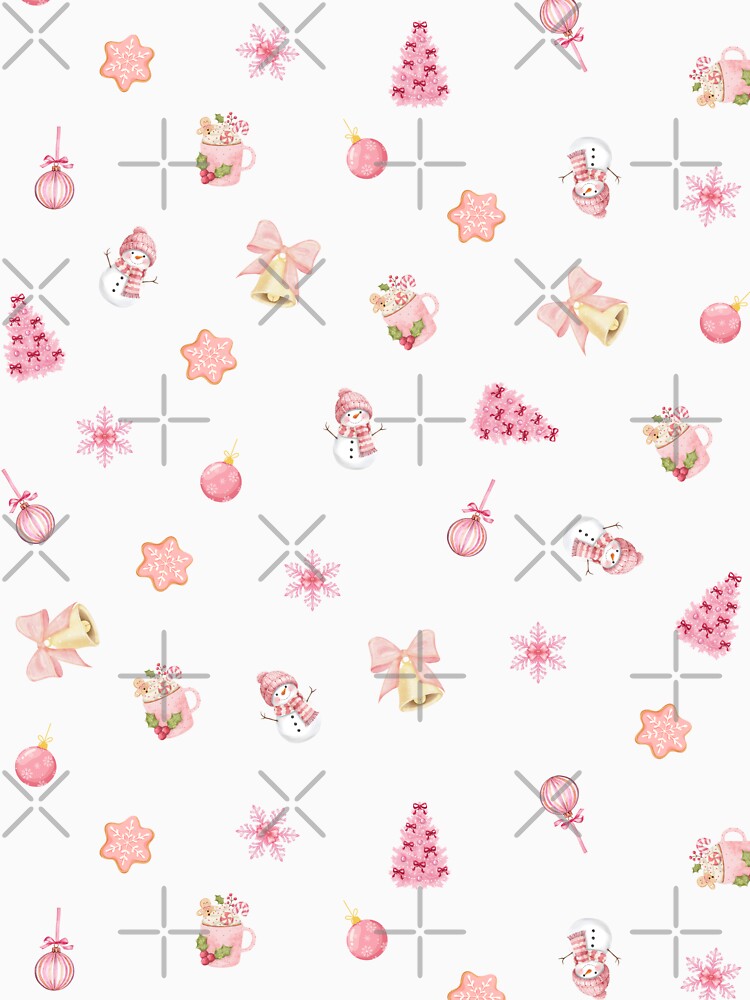 Cozy Pink Christmas Pattern (TB) by Trueli0n