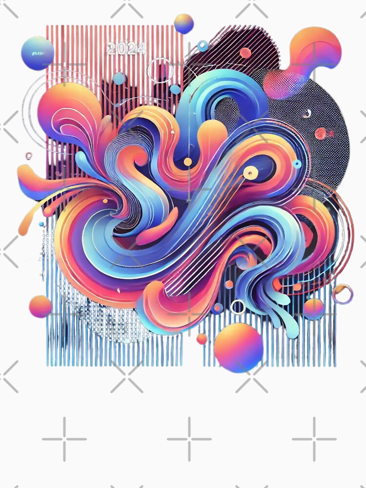 Vibrant abstract flow by M-ormin