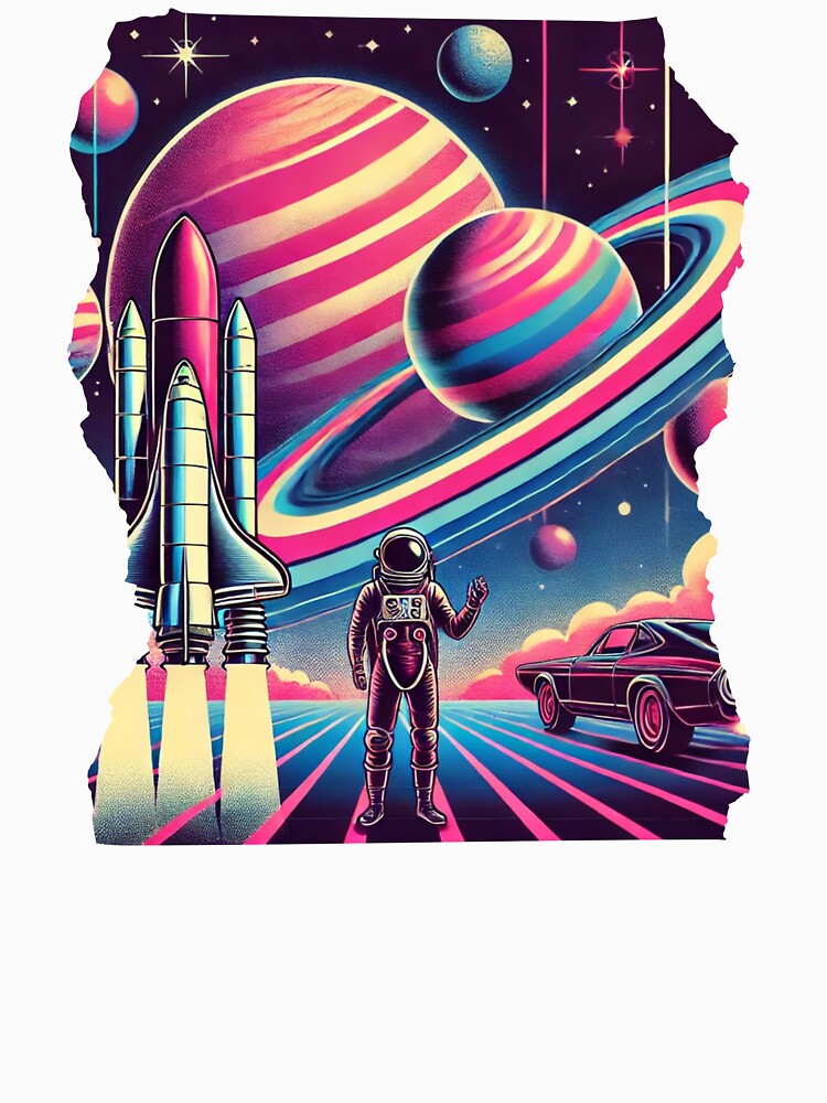 Cosmic Odyssey: Retro-Future Voyage by SparrowTrend