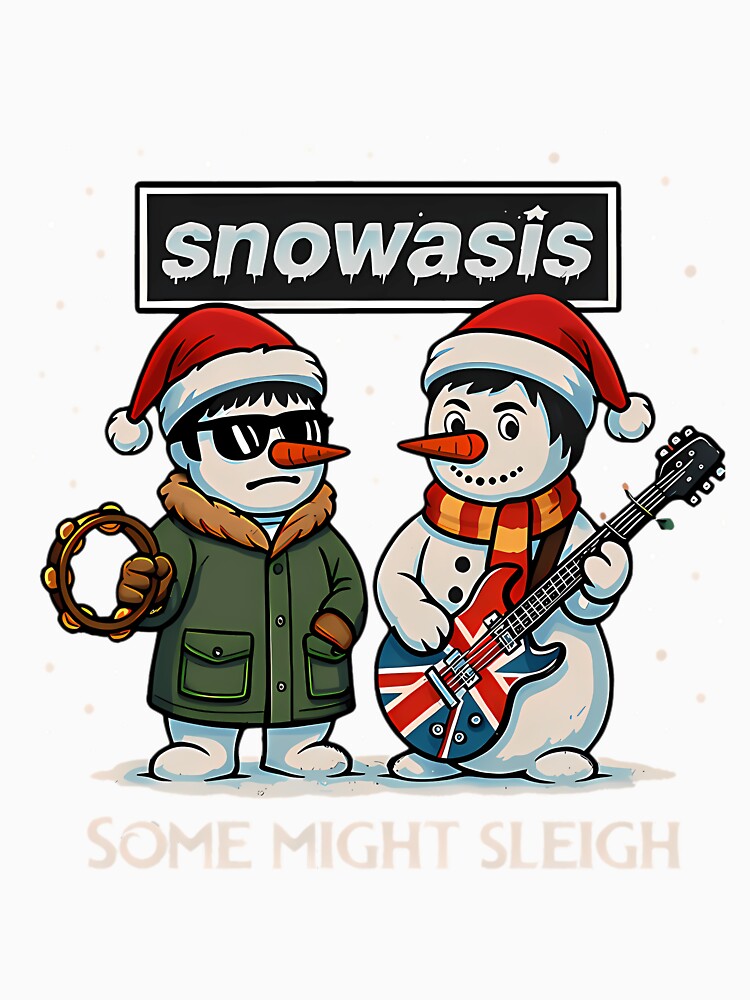 Snowasis Christmas Jumper - Some Might Sleigh by SophiaRobbins53