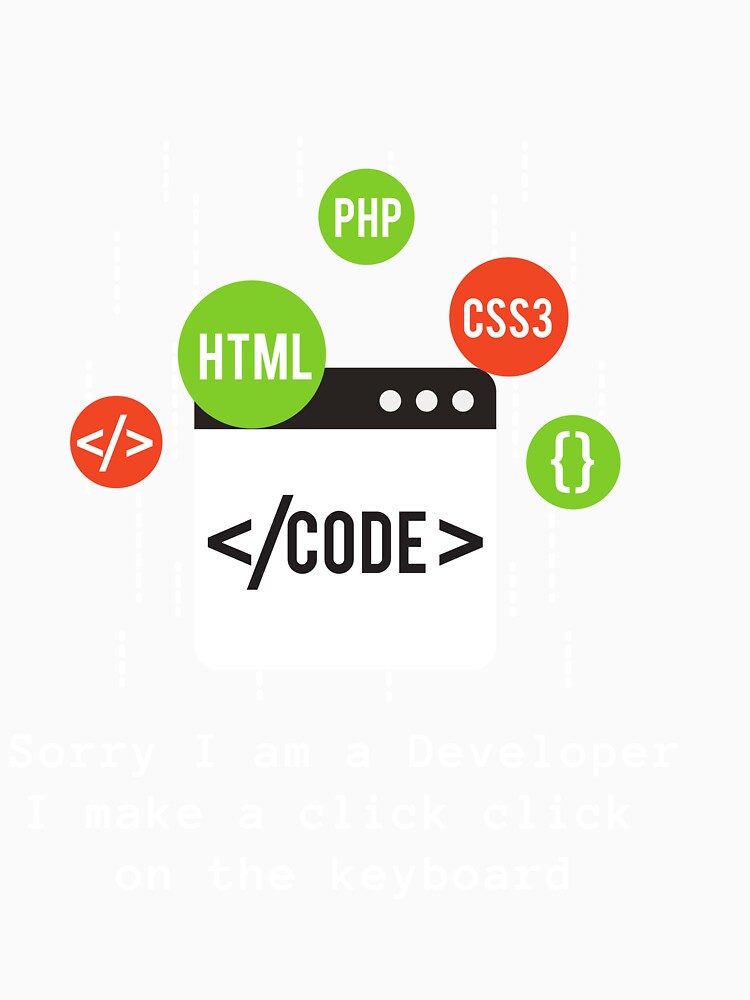 Sorry, I'm a Developer – Programmer Humor Gift by Basma Store