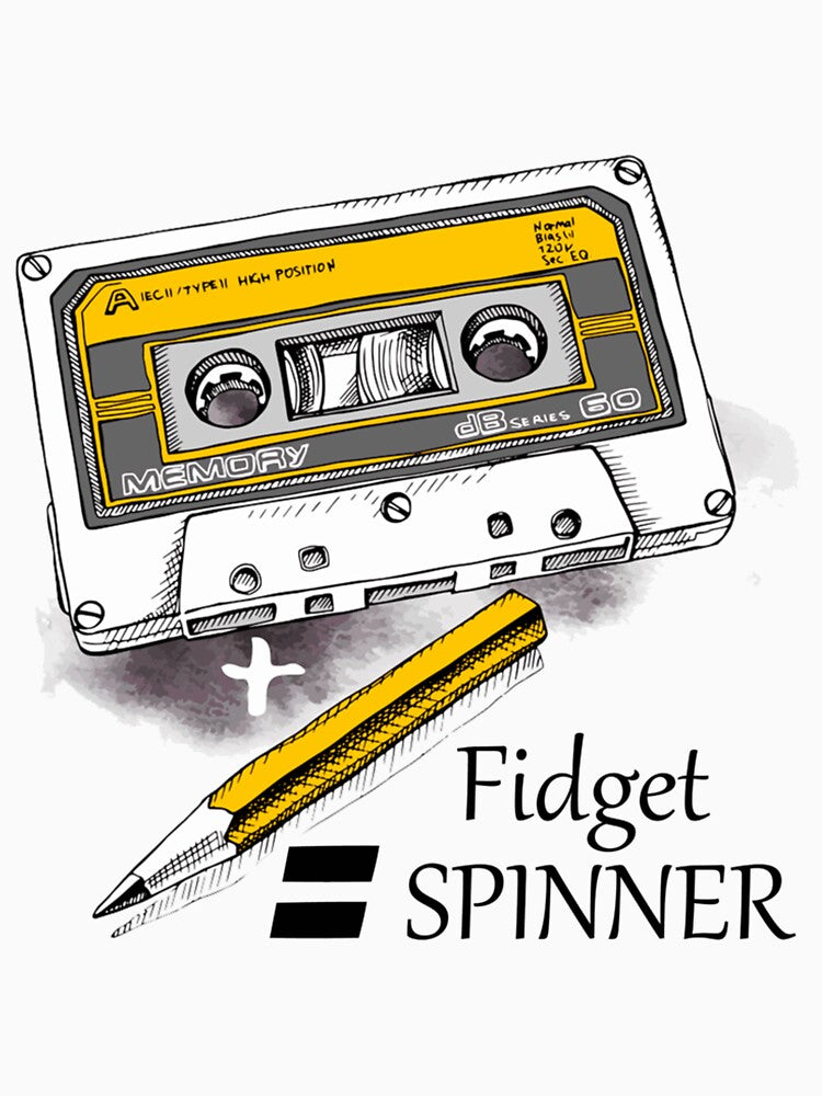 ☯ Cassette And Fidget - Spinner ☯ - Funny| Perfect Gift|hip hop by patnalila