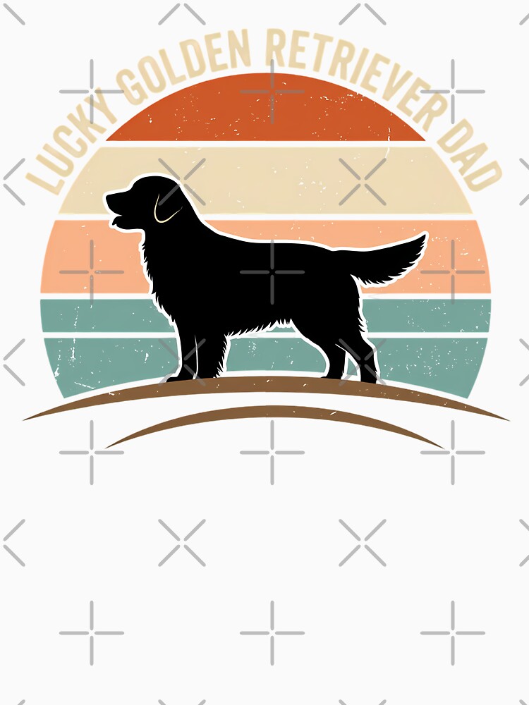 Vintage Lucky Golden Retriever Dad by chattsuede