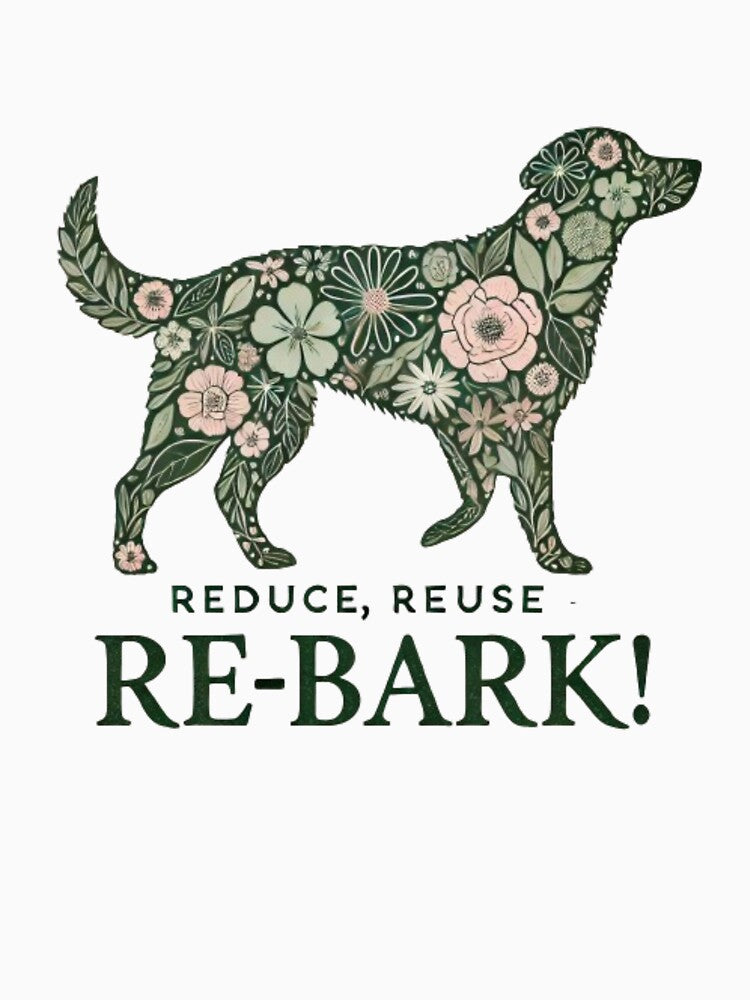 Floral Dog Design Promoting Recycling and Sustainability by yuxin2009