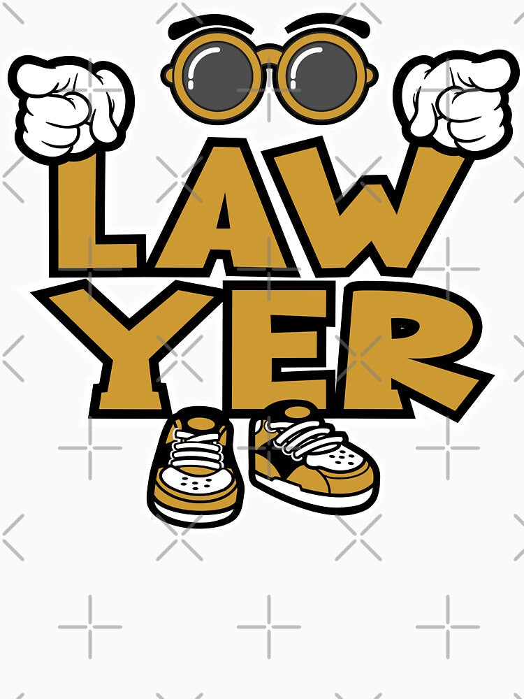 Lawyer - WORK Words Character Bold Retro by NFTWords