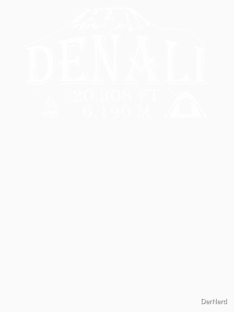 Denali Mountains Hiking Altitude Tent Campfire by DerNerd