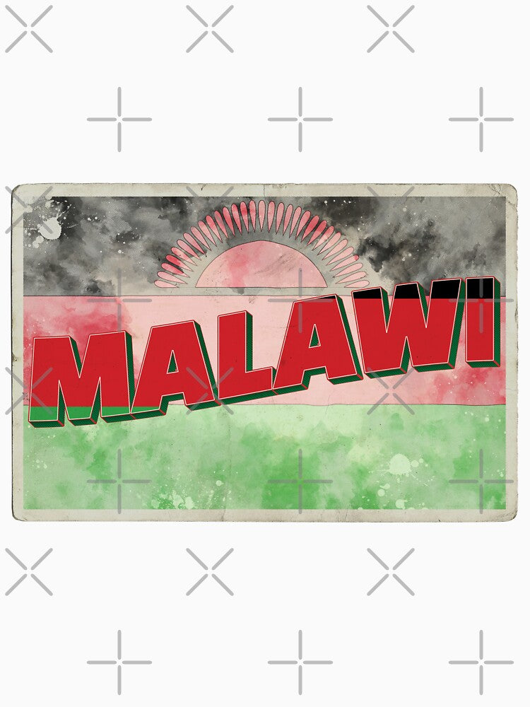 Malawi Vintage style retro souvenir by DeveloperProp0