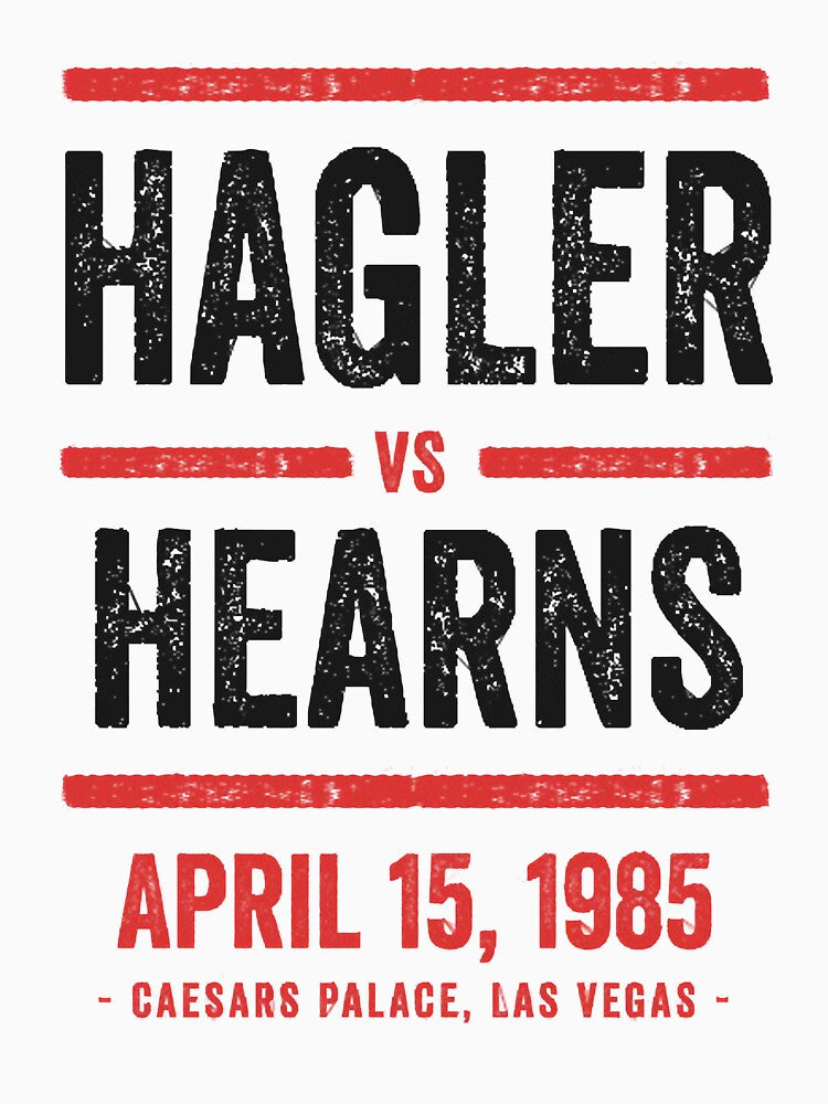 Hagler vs Hearns by Monoslothshop