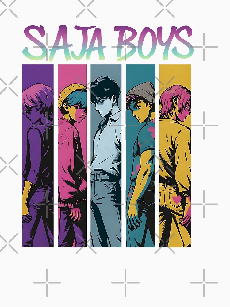 SAJA BOYS: Pop Art Panel Design by Polarisofficial