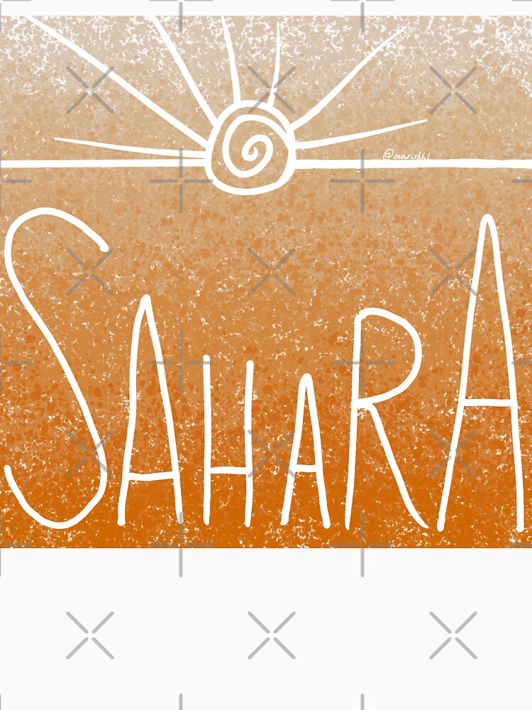 Sahara desert design by Mermaso Art