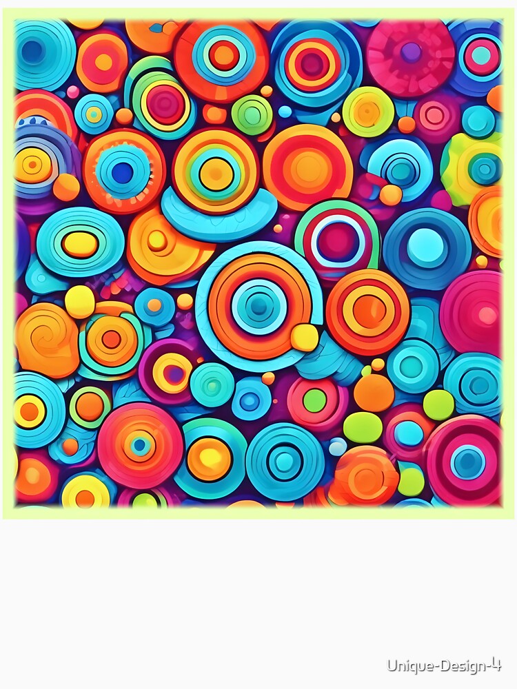 Vibrant Circle Explosion by Health And Fitness Posts e-Store