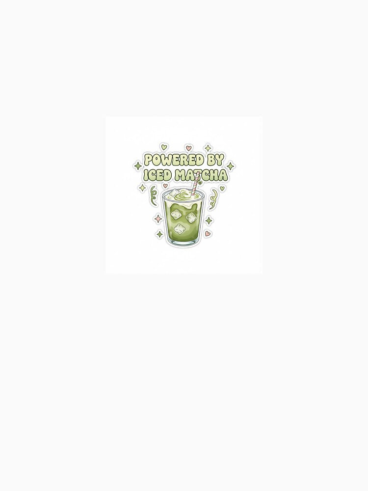 Powered by Iced Matcha Cute Aesthetic Design by mayatA-rt