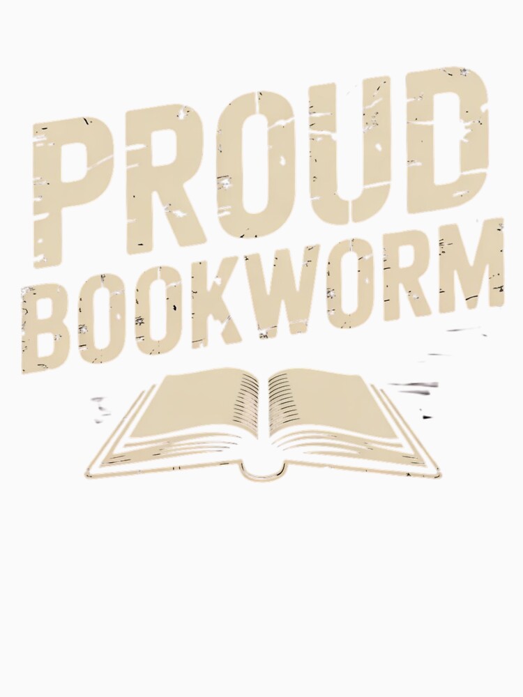 Proud Bookworm Vintage Reading Lover Librarian Teacher Gift by NO-STUDIO